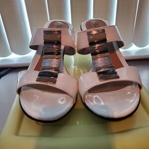 Women's white sandals